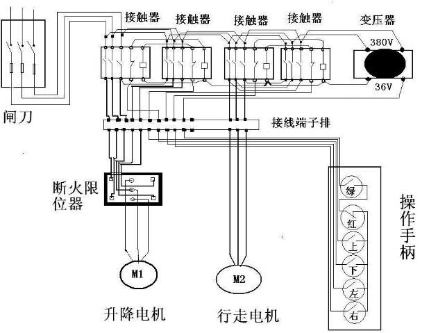 380V電動(dòng)葫蘆接線(xiàn)圖